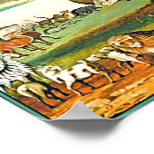 Noah's Ark van Edward Hicks - Alle dieren! Poster (Hoek)