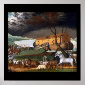 Noah's Ark van Edward Hicks - Circa 1846 Poster (Voorkant)