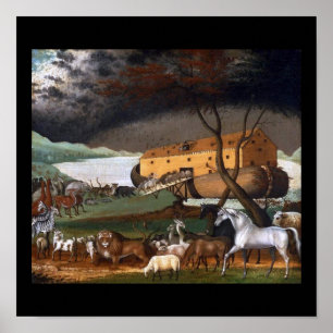 Noah's Ark van Edward Hicks - Circa 1846 Poster