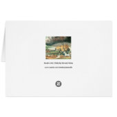 Noah's Ark van Edward Hicks, Folk Art (Achterkant Horizontaal)