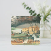 Noah's Ark van Edward Hicks,  Folk Art (Staand voorkant)