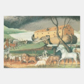 Noah's Ark van Edward Hicks, Folk Art Inpakpapier Vel (Voorkant 3)