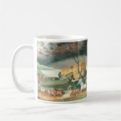 Noah's Ark van Edward Hicks,  Folk Art Koffiemok (Links)
