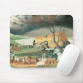 Noah's Ark van Edward Hicks,  Folk Art Muismat (Met muis)