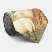 Noah's Ark van Edward Hicks,  Folk Art Stropdas (Opgerold)