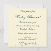 Noah's Ark van Hidley,  Baby shower Kaart (Achterkant)