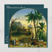 Noah's Ark van Hidley, Birthday Party Kaart (Voorkant / Achterkant)