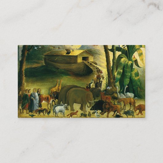 Noah's Ark van Joseph Henry Hidley Visitekaartje (Achterkant)