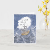 Noah's Ark Verjaardag Kaart (Gele Bloem)