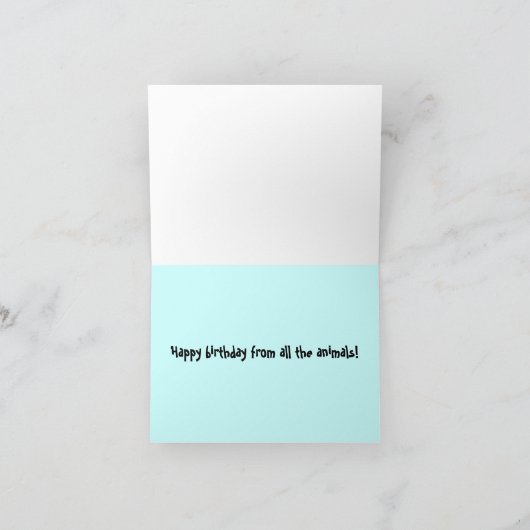 Noah's Ark Verjaardag Kaart (Binnen)