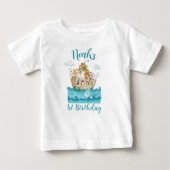 Noah's ark verjaardag Name shirt (Voorkant)
