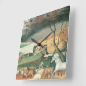 Noahs Ark Vierkante Klok (Hoek)