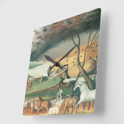 Noahs Ark Vierkante Klok (Hoek)