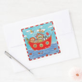 Noah's Ark Vierkante Sticker (Envelop)