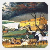 Noah's Ark Vierkante Sticker (Voorkant)