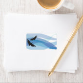 Noah's ark vogels drukken je Adresetiketten sticke Etiket (Insitu)