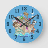 Noah's Ark Wall Clock Ronde Klok (Voorkant)