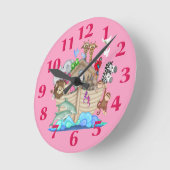 Noah's Ark Wall Clock Ronde Klok (Hoek)