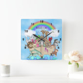 Noah's Ark Wall Clock Vierkante Klok (Huis)