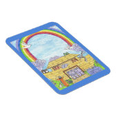 Noah's Ark Waterverf Rainbow Animal Elephant Magneet (Rechterzijde)