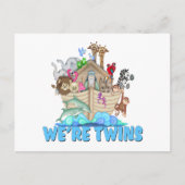 Noah's ark We zijn tweelingen Briefkaart (Voorkant)