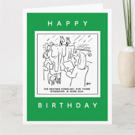 Noah's Ark Weather Forecast Cartoon Kaart