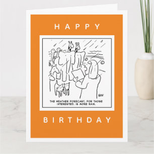 Noah's Ark Weather Forecast Cartoon Kaart