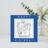 Noah's Ark Weather Forecast Cartoon Kaart (Staand voorkant)