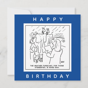 Noah's Ark Weather Forecast Cartoon Kaart