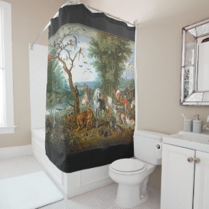 Noahs’ Ark Wildlife Animal Bible Showgordijn Douchegordijn