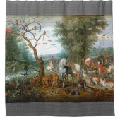 Noahs’ Ark Wildlife Animal Bible Showgordijn Douchegordijn (Voorkant)