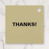 Noah's Art Schattige Baby shower Genderneutraal Bedankjes Labels (Achterkant)