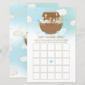 Noah's Baby shower Bingo Game (Voorkant / Achterkant)