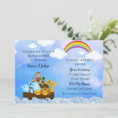 Noah's Baby shower Kaart (Staand voorkant)