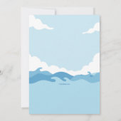 Noah's Baby shower Kaart (Achterkant)