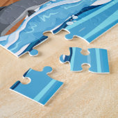 Noah's bijbelverhaal over ark Puzzle Legpuzzel (Zijkant)