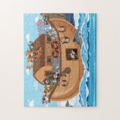 Noah's bijbelverhaal over ark Puzzle Legpuzzel (Verticaal)