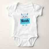 Noah's Blue Buddy Romper (Voorkant)