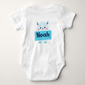 Noah's Blue Buddy Romper (Achterkant)
