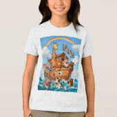 Noah's Grote Ark Avontuur - 2e Tri-Blend Shirt (Voorkant)