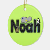 Noah's kamer keramisch ornament (Links)