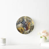 Noah's offer om de ark te verlaten, van een bijbel ronde klok (Huis)