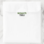 Noah's Tools Classic Round Sticker (Tas)