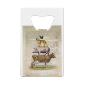 NOB10-Boerderij standaard A1.tif Creditkaart Flessenopener (Achterkant)