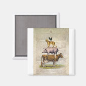 NOB10-Boerderij standaard A1.tif Magneet (Voorkant / Achterkant)