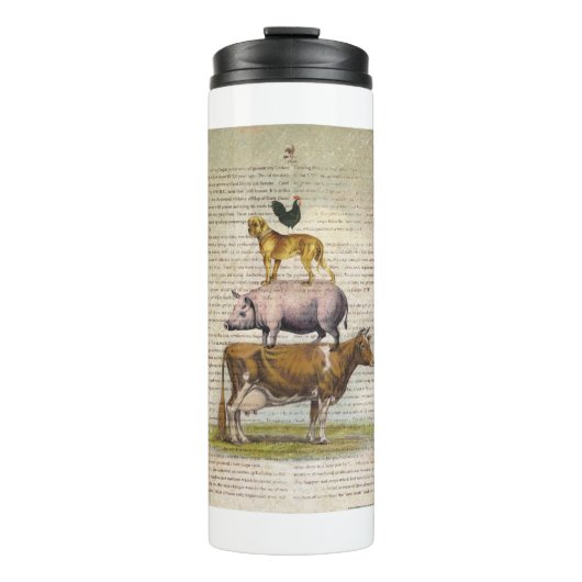 NOB10-Boerderij standaard A1.tif Thermosbeker (Voorkant)