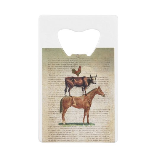 NOB12-Boerderij standaard C1.tif Creditkaart Flessenopener (Voorkant)