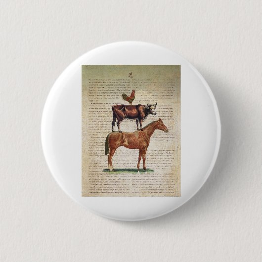 NOB12-Boerderij standaard C1.tif Ronde Button 5,7 Cm (Voorkant)