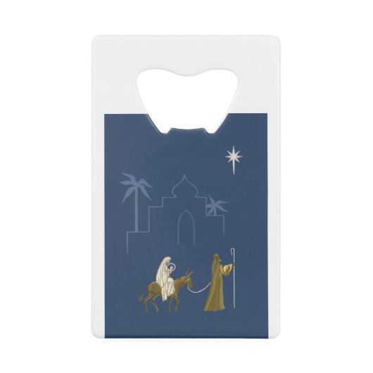 NOB161 Mary en Joseph.tif Creditkaart Flessenopener (Voorkant)