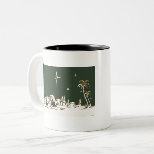 NOB164 Drie Wise Mannen.tif Tweekleurige Koffiemok (Voorkant links)